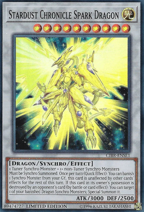 Stardust Chronicle Spark Dragon [CIBR-ENSE1] Super Rare - for just $0.30! 
