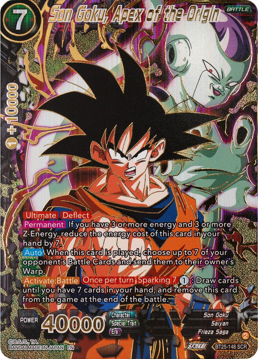 Son Goku, Apex of the Origin (BT25-148) [Legend of the Dragon Balls] - for just $61.45! 