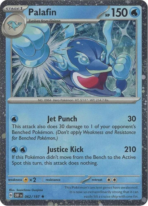 Palafin (062/197) (Cosmos Holo) [Scarlet & Violet: Black Star Promos] - for just $0.20! 