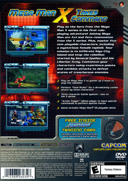 Mega Man X Command Mission – PlayStation 2 (PS2) - for just $0! 