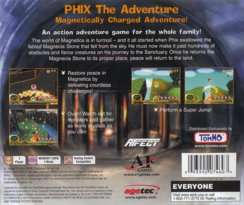 Phix: The Adventure – PlayStation 1 (PS1) - for just $0! 