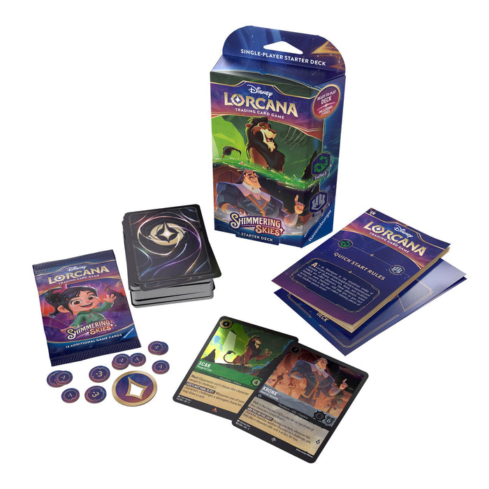 Disney Lorcana: Shimmering Skies - Starter Deck (Emerald & Steel) - Just $11.95! Shop now at Retro Gaming of Denver