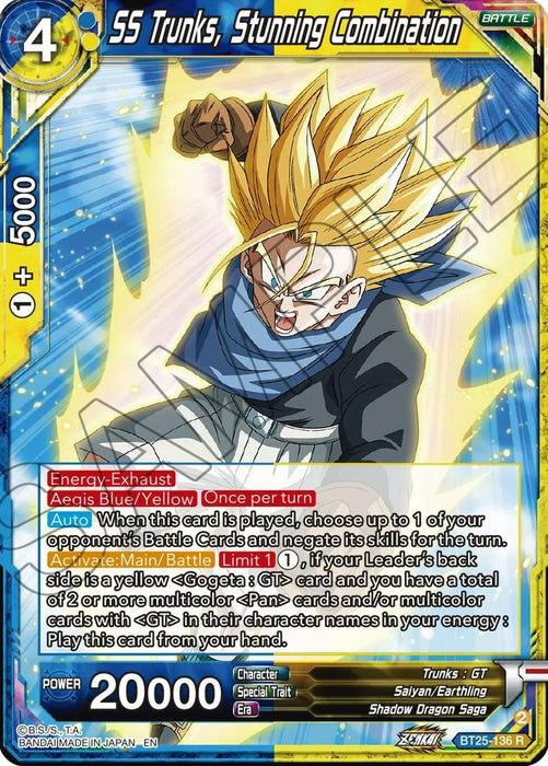 SS Trunks, Stunning Combination (BT25-136) [Legend of the Dragon Balls] - for just $0.20! 
