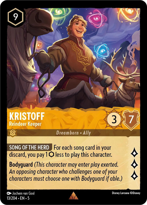 Kristoff - Reindeer Keeper (13/204) [Shimmering Skies] - for just $0.10! 