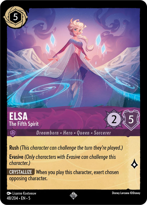 Elsa - The Fifth Spirit (48/204) [Shimmering Skies] - Just $1.20! Shop now at Retro Gaming of Denver