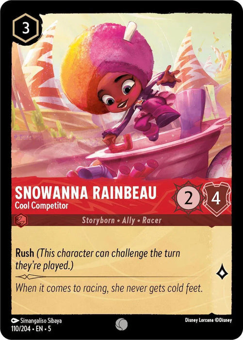 Snowanna Rainbeau - Cool Competitor (110/204) [Shimmering Skies] - for just $0.10! 