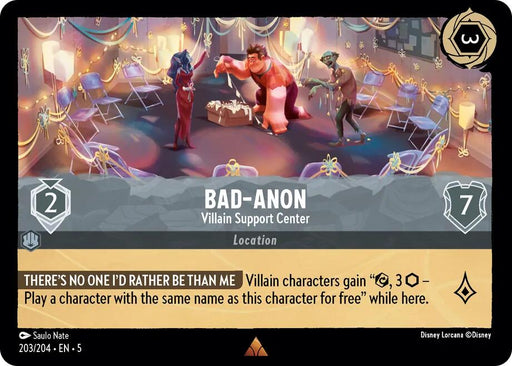 Bad-Anon - Villain Support Center (203/204) [Shimmering Skies] - Just $0.05! Shop now at Retro Gaming of Denver