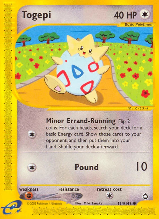 Togepi (114/147) [Aquapolis] - for just $6.30! 