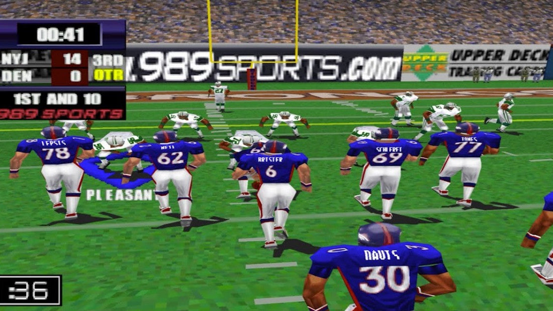 NFL GameDay – PlayStation 1 (PS1) - for just $0! 