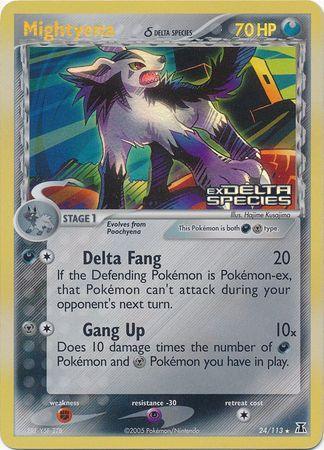 Mightyena (24/113) (Delta Species) (Stamped) [EX: Delta Species] - for just $16.60! 