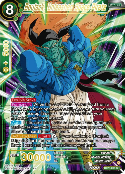 Boujack, Unleashed Space Pirate (BT25-085) [Legend of the Dragon Balls] - for just $0.15! 