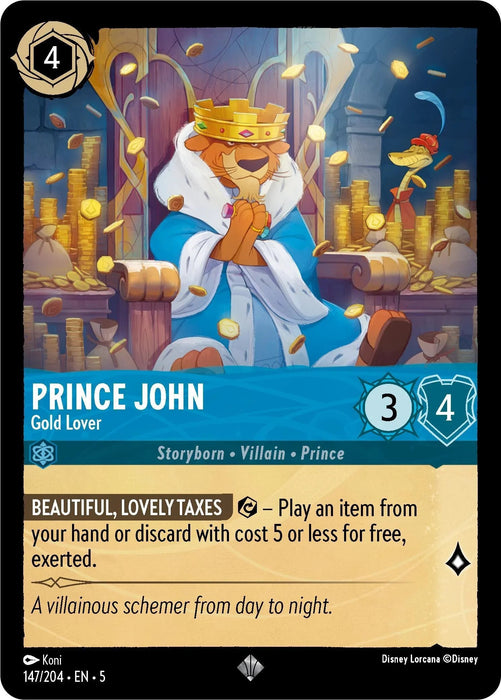 Prince John - Gold Lover (147/204) [Shimmering Skies] - for just $0.15! 