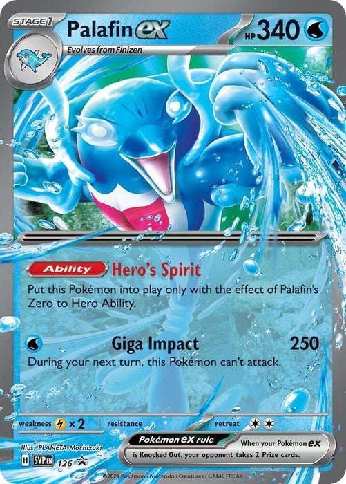 Palafin ex (126) [Scarlet & Violet: Black Star Promos] - for just $0.30! 