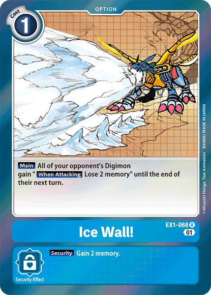 Ice Wall! [EX1-068] [Classic Collection] - Just $0.09! Shop now at Retro Gaming of Denver