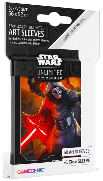 Gamegenic Star Wars: Unlimited Art Sleeves - Kylo Ren (60ct) - for just $5.95! 