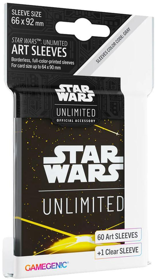 Gamegenic Star Wars: Unlimited Art Sleeves - Card Back Yellow (60ct) - for just $5.95! 