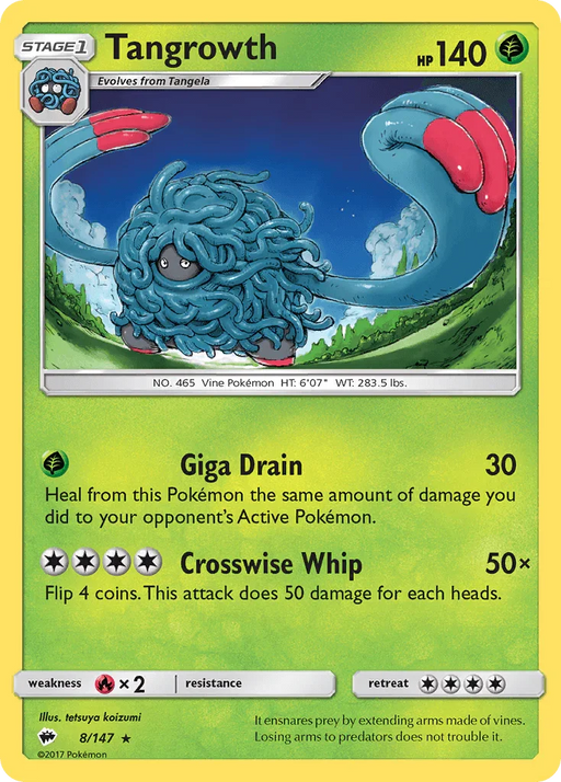 Tangrowth (8/147) [Sun & Moon: Burning Shadows] - for just $0.10! 