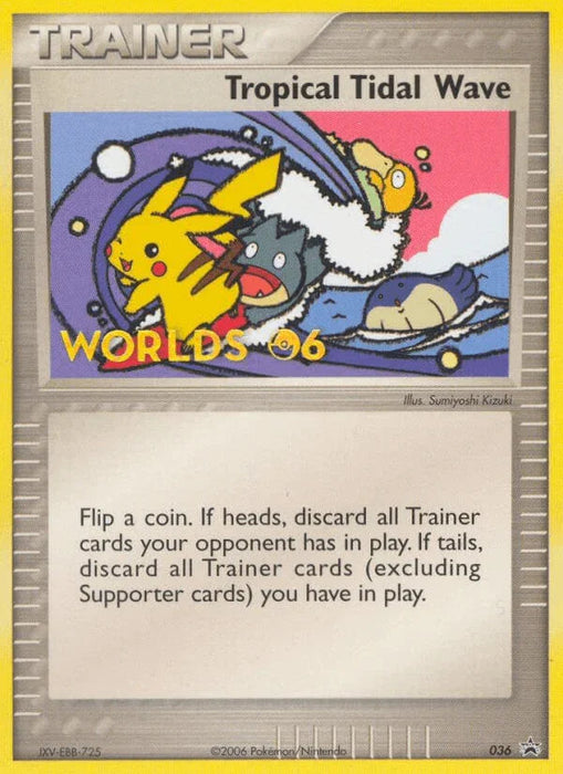 Tropical Tidal Wave (036) [Nintendo: Black Star Promos] - for just $0.10! 