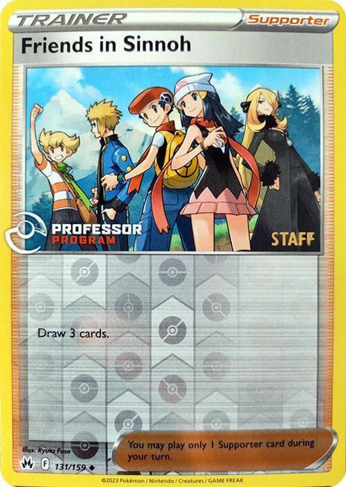 Friends in Sinnoh (131/159) (2023 Staff) [Professor Program Promos] - for just $0.40! 