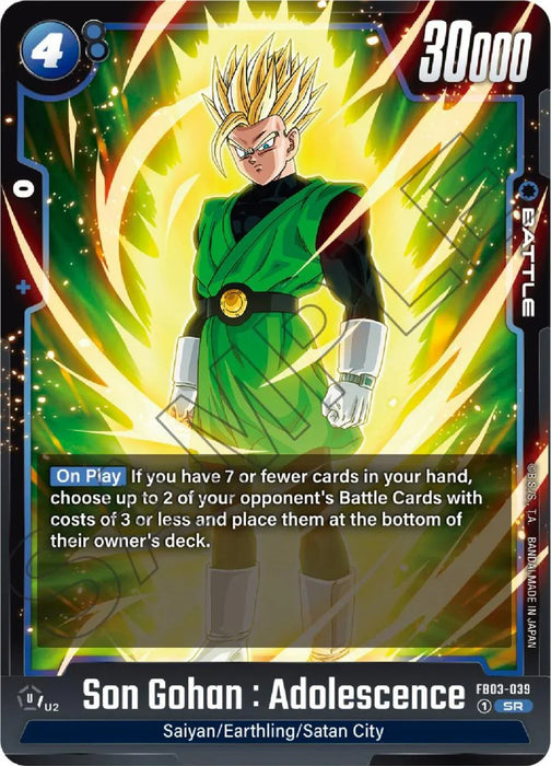 Son Gohan : Adolescence [Raging Roar] - for just $0.20! 
