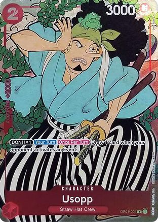 Usopp (English Version 1st Anniversary Set) (OP01-004) - One Piece Promotion Cards Foil - for just $25.28! 