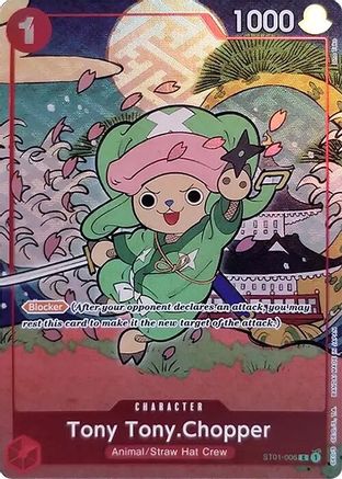 Tony Tony.Chopper (English Version 1st Anniversary Set) (ST01-006) - One Piece Promotion Cards Foil - for just $245.35! 