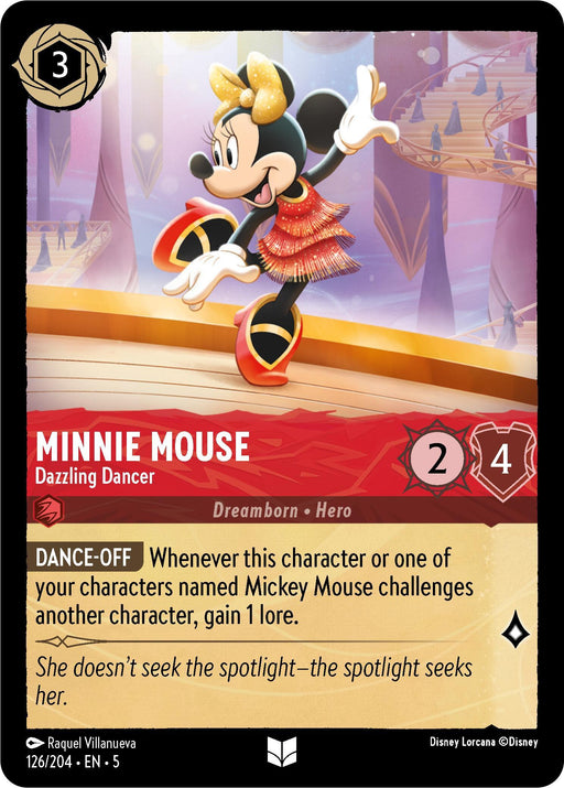 Minnie Mouse - Dazzling Dancer (126/204) [Shimmering Skies] - for just $0.10! 
