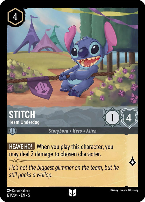 Stitch - Team Underdog (171/204) [Shimmering Skies] - for just $0.10! 