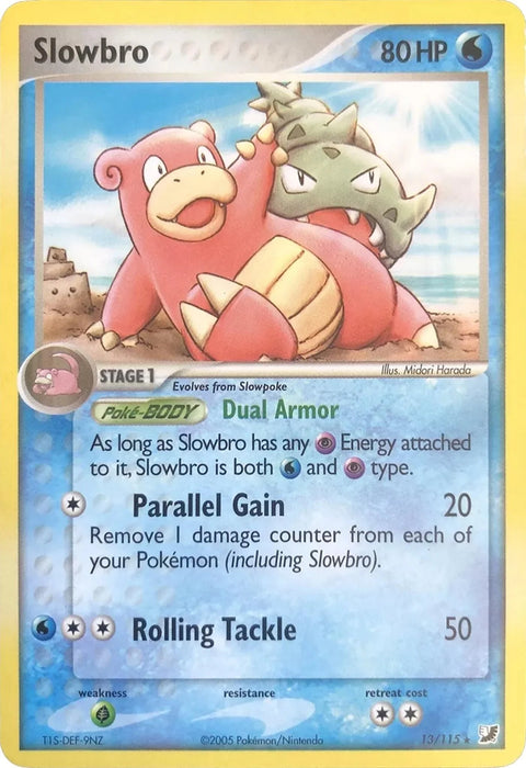 Slowbro (13/115) (Theme Deck Exclusives) [EX: Unseen Forces] - for just $6.60! 
