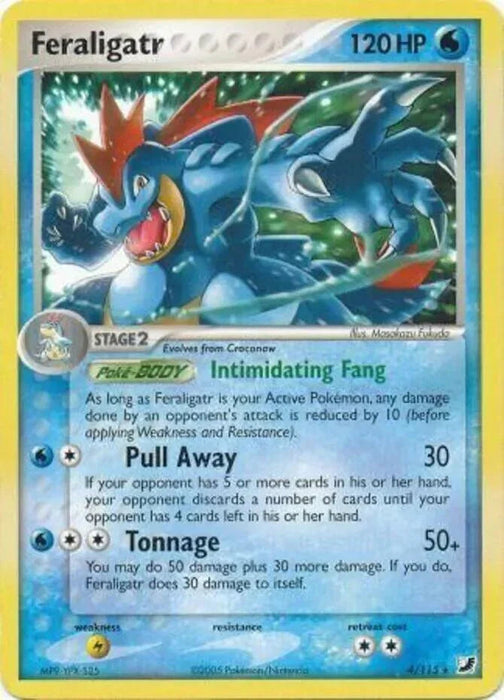 Feraligatr (4/115) (Theme Deck Exclusives) [EX: Unseen Forces] - for just $18! 
