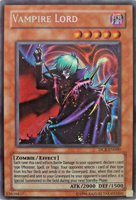 Vampire Lord [DCR-EN000] Secret Rare - for just $14.75! 