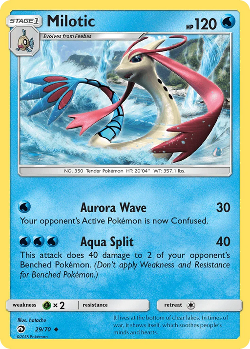 Milotic (29/70) [Sun & Moon: Dragon Majesty] - for just $0.20! 