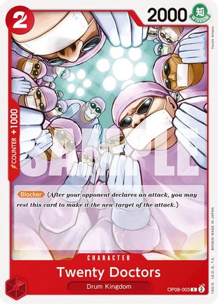 Twenty Doctors (OP08-003) - Two Legends - for just $0.05! 