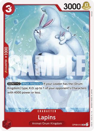 Lapins (OP08-012) - Two Legends - for just $0.05! 