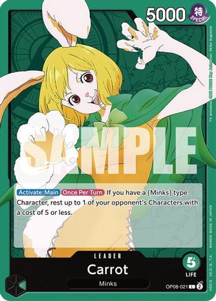Carrot (021) (OP08-021) - Two Legends - for just $0.08! 
