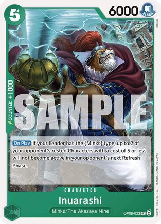 Inuarashi (OP08-022) - Two Legends - for just $0.08! 