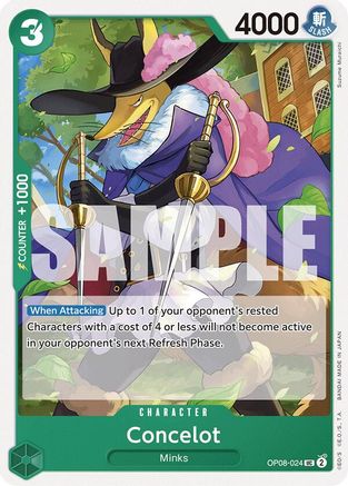 Concelot (OP08-024) - Two Legends - for just $0.04! 