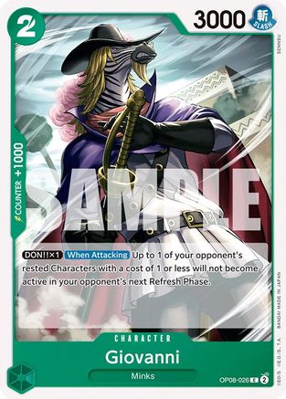 Giovanni (OP08-026) - Two Legends - for just $0.05! 