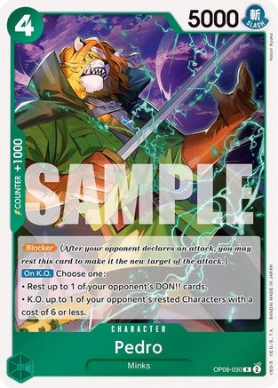 Pedro (OP08-030) - Two Legends Foil - for just $0.13! 