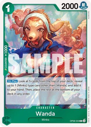 Wanda (OP08-034) - Two Legends Foil - for just $0.10! 