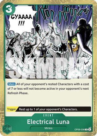Electrical Luna (OP08-036) - Two Legends Foil - for just $3.42! 