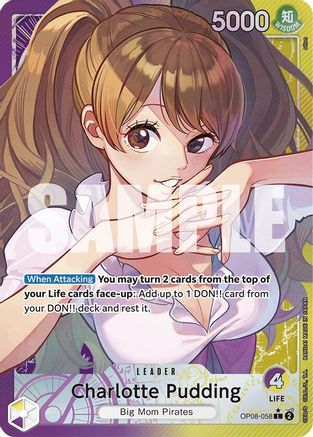 Charlotte Pudding (058) (Parallel) (OP08-058) - Two Legends Foil - for just $15.15! 