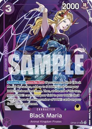 Black Maria (Parallel) (OP08-074) - Two Legends Foil - for just $3.85! 