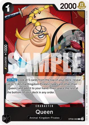 Queen (OP08-080) - Two Legends Foil - for just $0.05! 