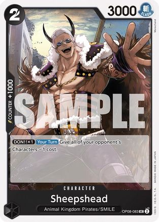 Sheepshead (OP08-083) - Two Legends - for just $0.05! 