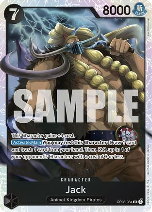 Jack (OP08-084) - Two Legends Foil - for just $0.20! 