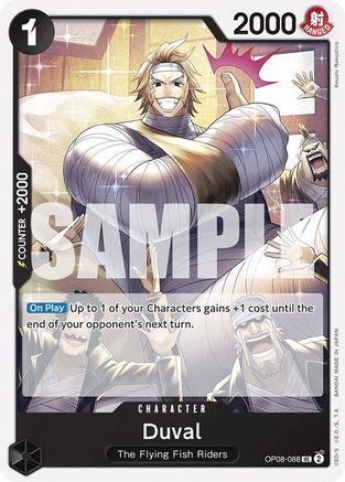 Duval (OP08-088) - Two Legends - for just $0.05! 