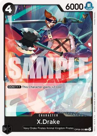 X.Drake (OP08-093) - Two Legends - for just $0.05! 