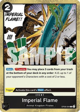 Imperial Flame (OP08-094) - Two Legends Foil - for just $0.05! 