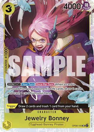 Jewelry Bonney (OP08-105) - Two Legends Foil - for just $0.45! 
